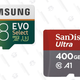 Samsung U3 32GB MicroSD Card | $6 | Amazon
Samsung U3 64GB MicroSD Card | $11 | Amazon
Samsung U3 128GB MicroSD Card | $20 | Amazon
SanDisk Ultra 128GB MicroSD Card | $18 | Amazon